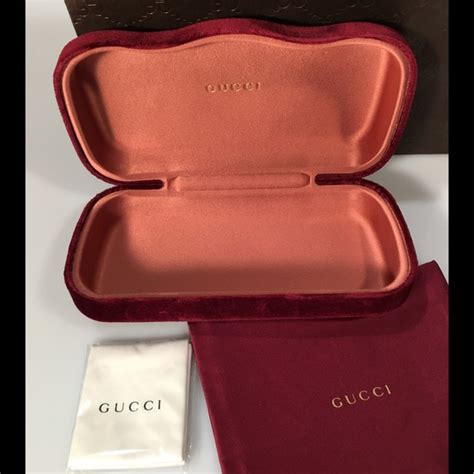 gucci sunglass case brown|gucci velvet sunglass case.